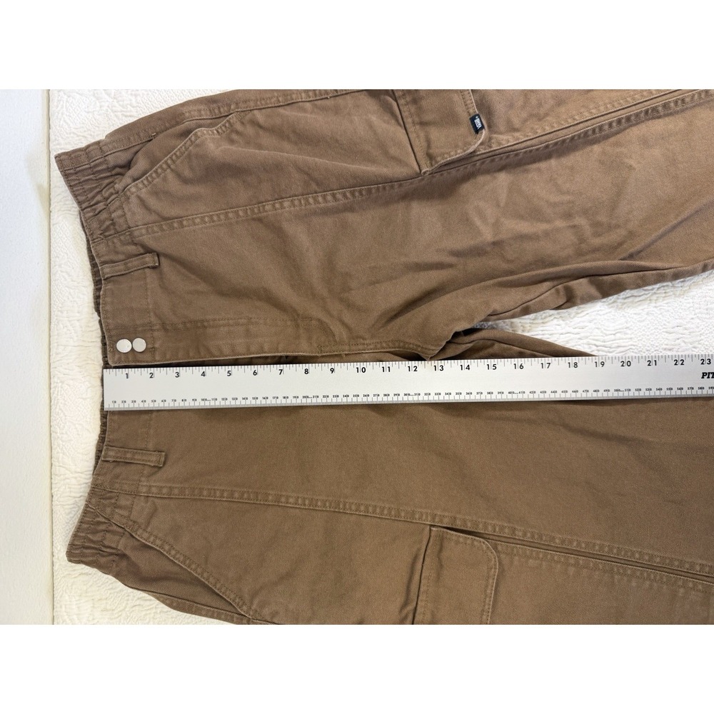 Vans Pants Womens Size XL Canvas Sidewalk Pant Cargo Loose Baggy Twill-Skater - Picture 4 of 9